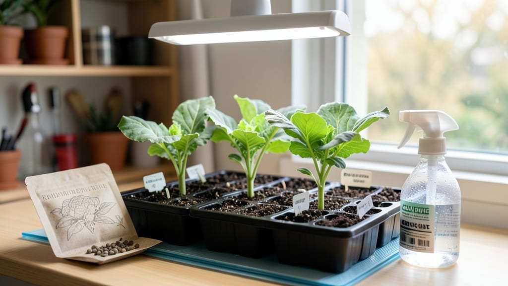 When to Start Cauliflower Seeds Indoors: 8-Week Pre-Frost Schedule for Full-Size Heads