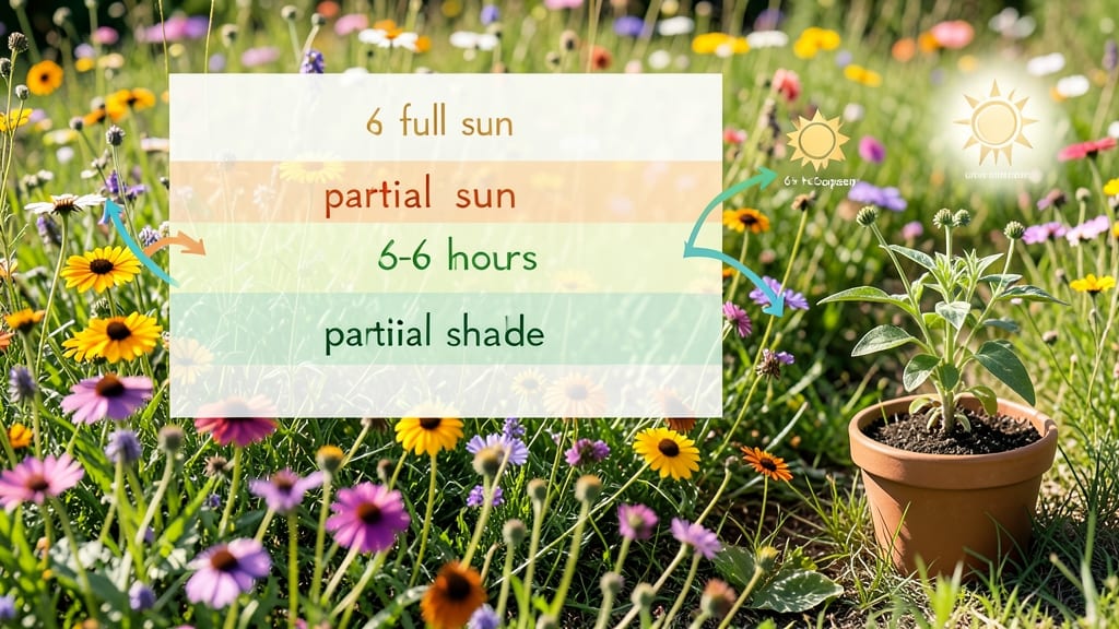 How Much Sun Do Wildflowers Need: Light Requirements by Variety Type