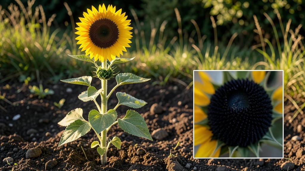 Black Oil Sunflower Growth Stages: Month-by-Month Visual Guide to Leaf, Stem, and Flower Development