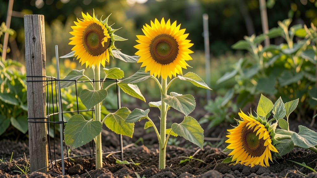 Do Sunflowers Need Support: Stake or Cage Secrets for Tall Varieties