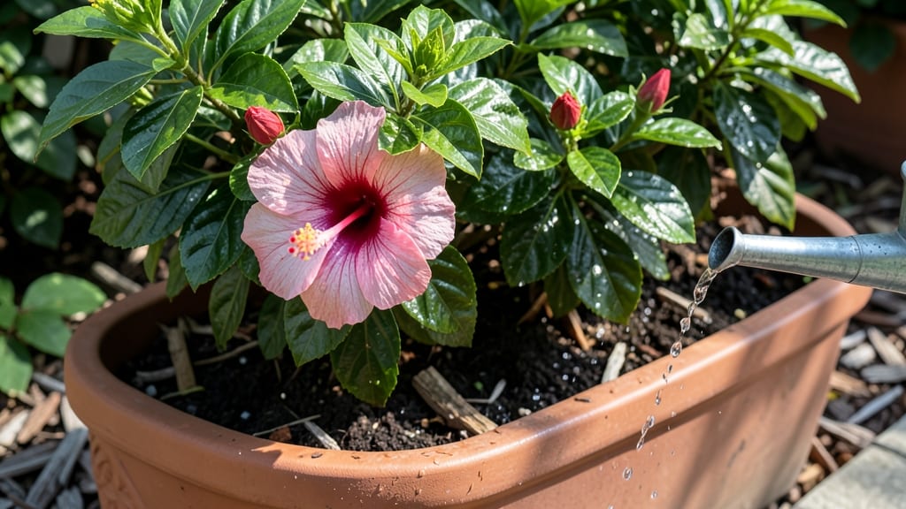 Hibiscus Flower Watering: When, How Much & Soil Moisture Tricks for Blooms